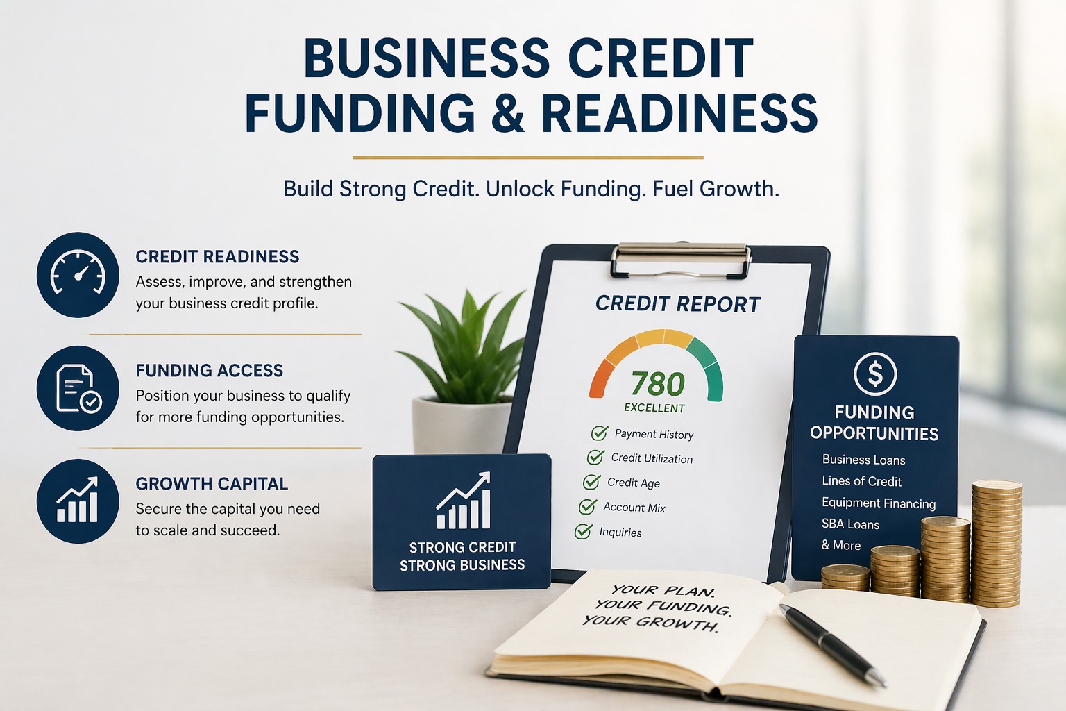 Credit and funding readiness support